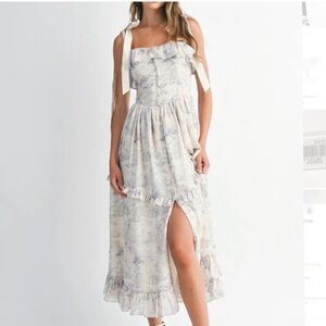 MABLE Buttoned Midi Dress